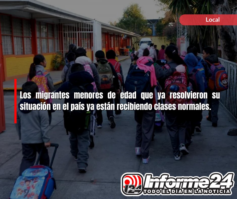 Informe24Pn's tweet photo. #local  
La subdirectora de servicios educativos en la #RegiónNorte 1, Elda Lorena Estrada Villarreal, señaló que actualmente no se tiene registro de menores #migrantes en los planteles de #PiedrasNegras. https://t.co/XgiDNTX4a2