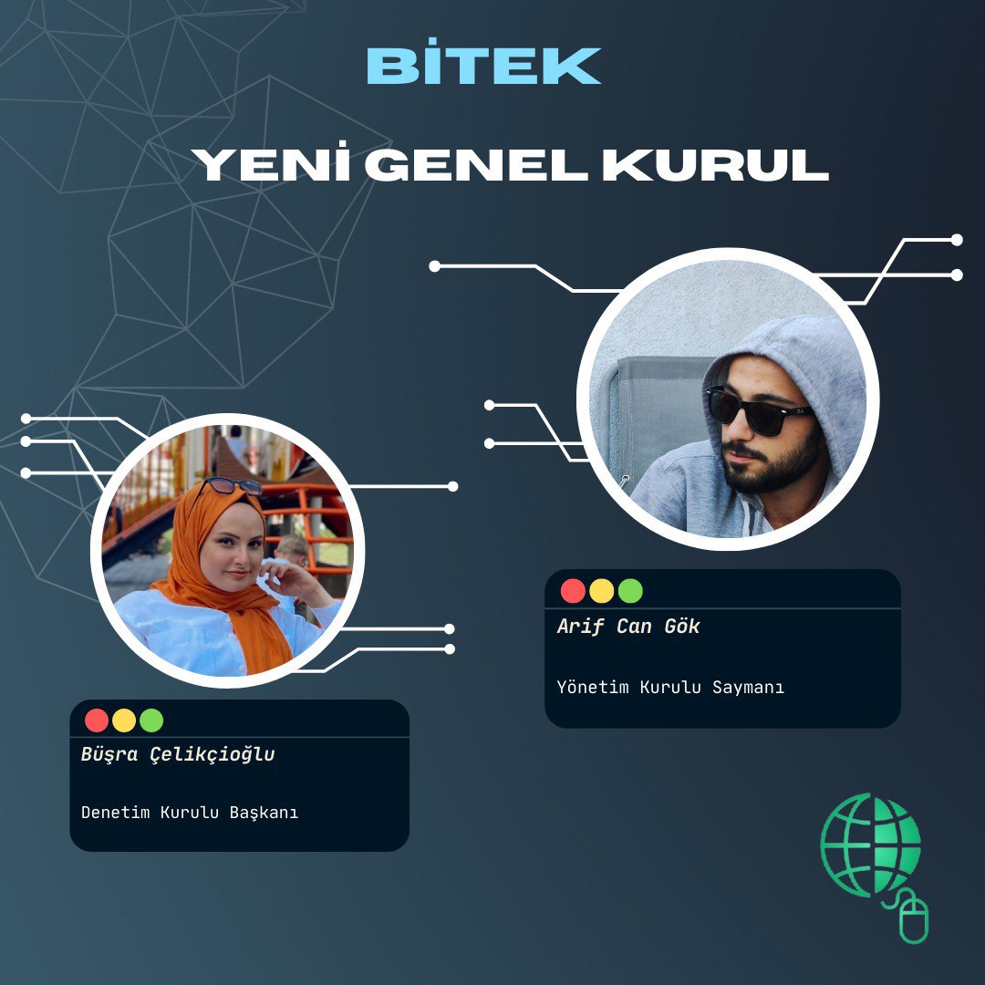 koubitek's tweet photo. Yenilenen Genel Kurulumuzla yepyeni etkinliklerde görüşmek üzere...🥳
#bilişim #bilişimteknolojileri #bitek https://t.co/dUSf8oBNaQ