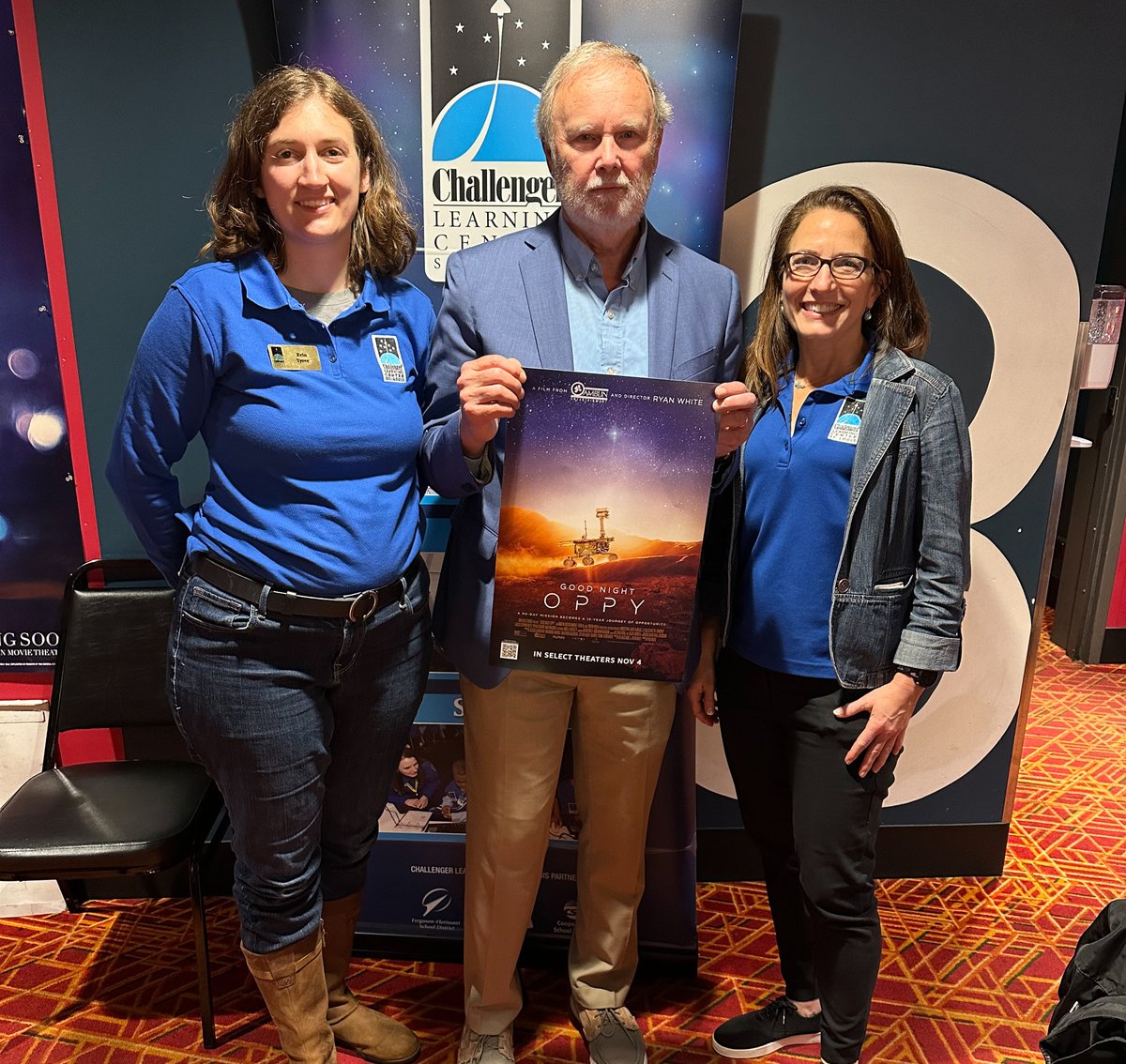 We had a fun night at the screening of "Good Night Oppy"! Thank you to Dr. Ray Arvidson, Deputy Director of the Spirit &amp; Opportunity Rovers, who came and talked after with the crowd after the screening. 
#Amazon #GoodNightOppy