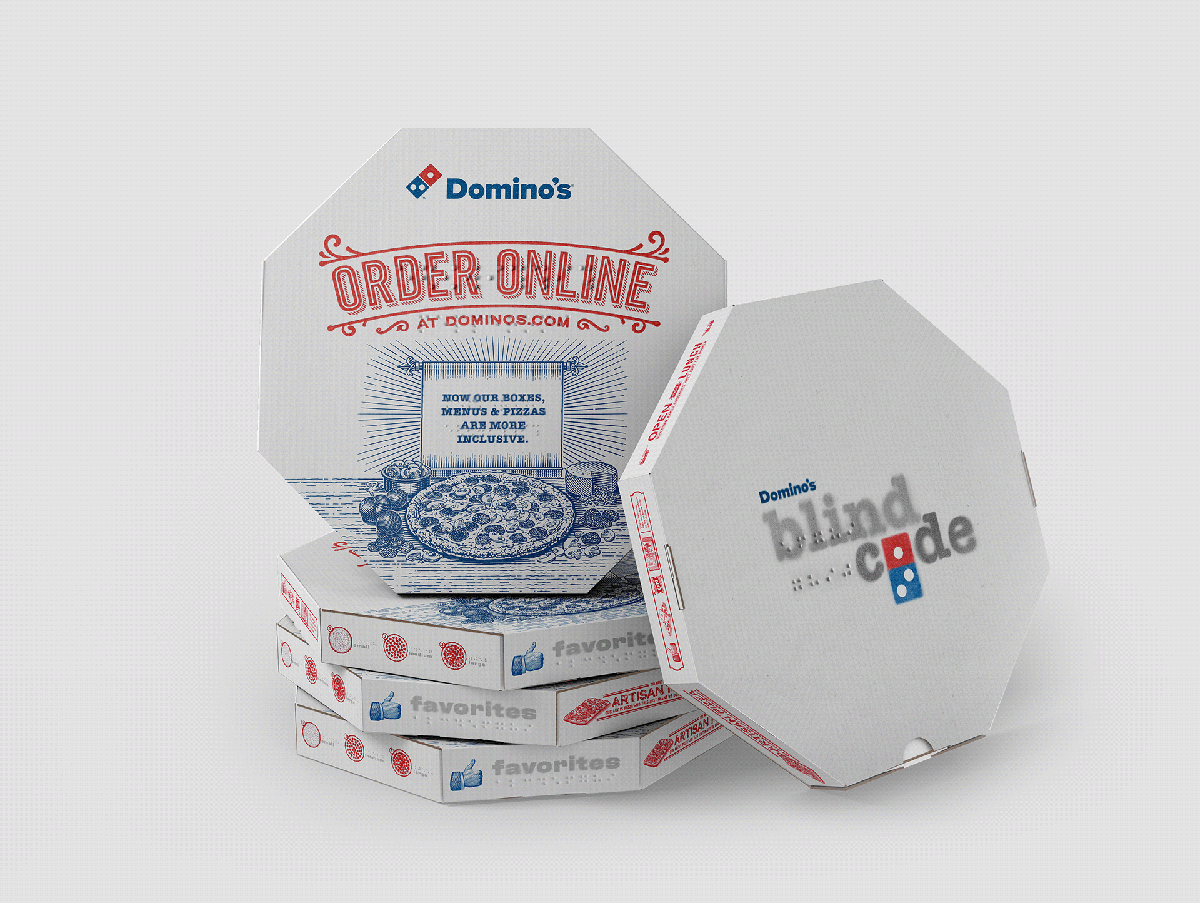 creapills's tweet image. Domino’s Pizza détourne son logo pour faciliter la lecture et l’apprentissage du braille. L’alphabet braille version dominos : un projet développé par des étudiants de The Pub School

Plus d’infos : bit.ly/3T3ibTQ