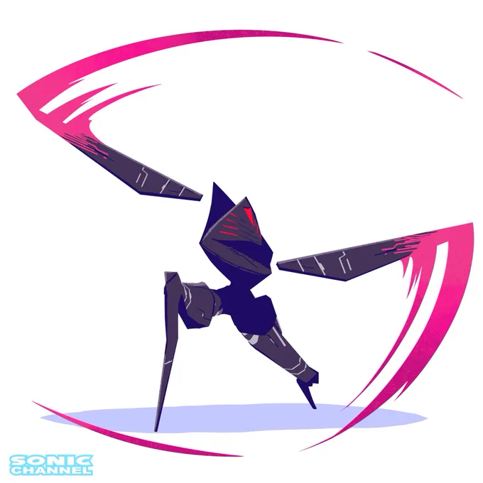 Here's artwork of the Ninja Guardian from #SonicFrontiers! #SonicNews 
