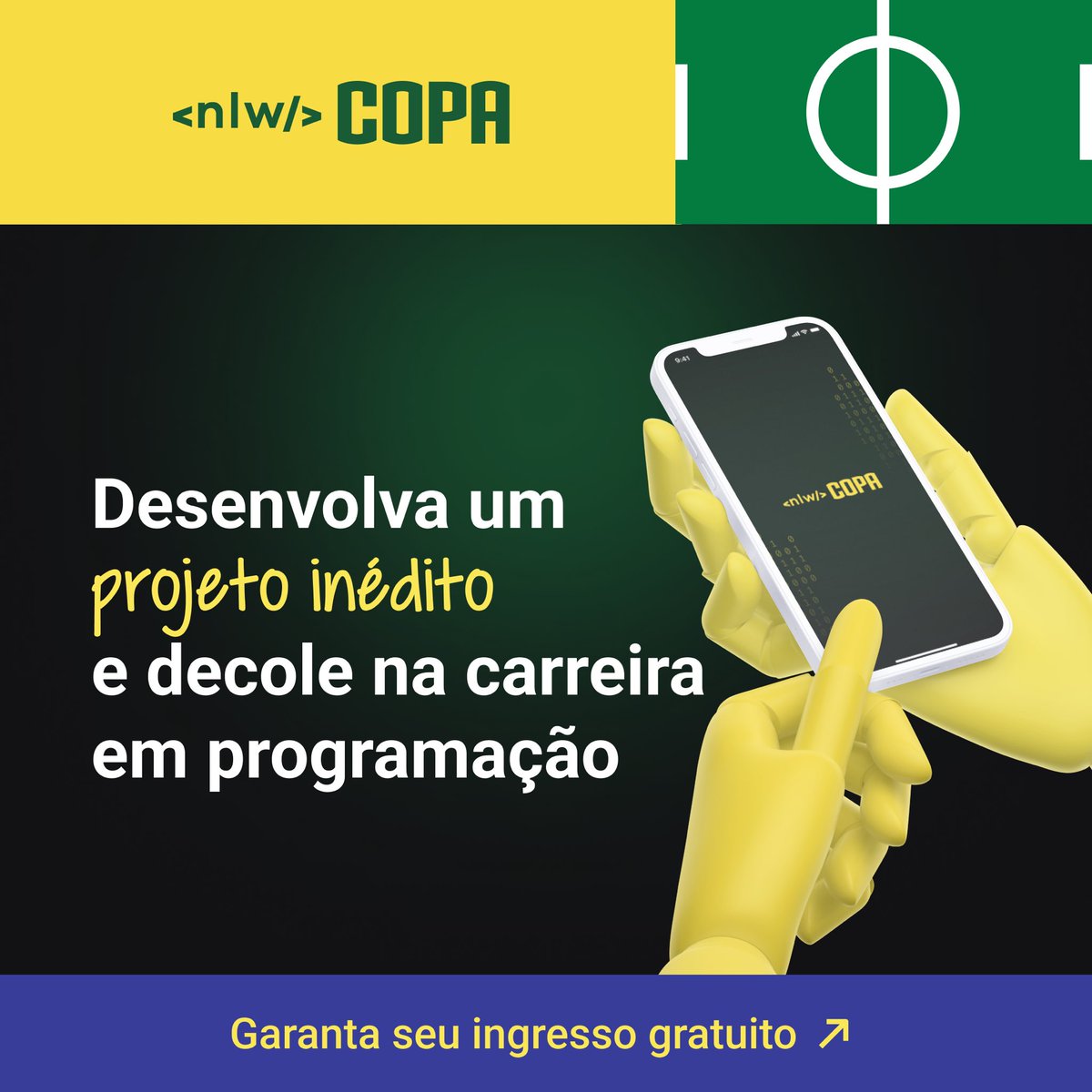 losgrandesgg's tweet photo. Quer criar um app pra Copa do Mundo e ainda ter a chance de ganhar um PS5, DE GRAÇA? A hora é agora! 🚀

Tá rolando a #NLWCOPA, um evento para vc construir um projeto em uma semana. 😎

Siga a @rocketseat para mais infos e acesse o site para se cadastrar: https://t.co/J5AAISQWsS https://t.co/5cU3jvhQ1A