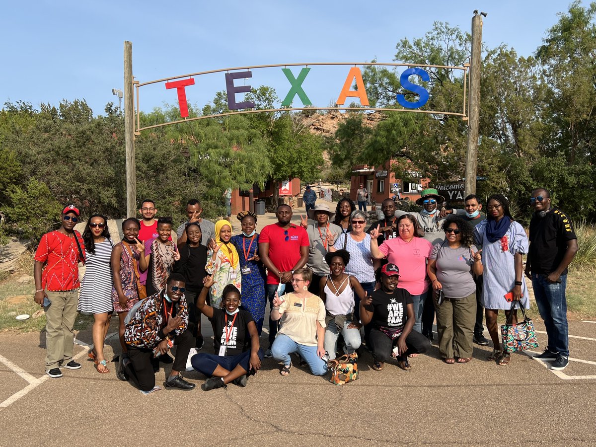 TTUSystem's tweet photo. #SystemSpotlight: Since 2017, @TexasTech has been one of only two schools in Texas to host the @WashFellowship, bringing young African leaders to the U.S. to gain leadership training.
A visit to @TTUHSC is one of the many opportunities during the fellowship. https://t.co/x7KC4fhAxV