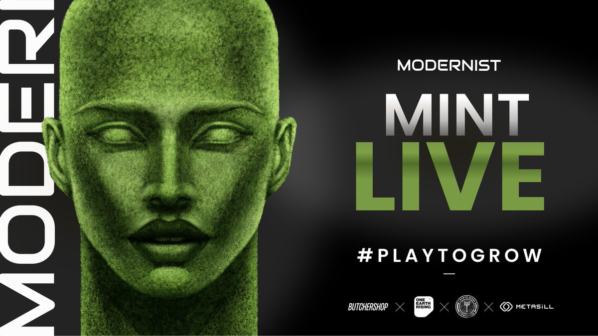 ModernistXYZ's tweet image. 🎉Modernist Invterval Mint V is LIVE🎉

Collect and #PlaytoGrow

Join us in the Movement

Only trust ⬇️ this link ⬇️
🔗modernistnft.com

Or

The ⬇️ Official Links ⬇️ in our Discord
🔗discord.gg/modernistnft

➡️#NFT #NFTs #NFTCommunity⬅️