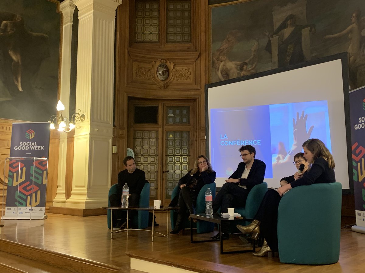 Un grand MERCI aux intervenants ainsi qu'aux participants pour cette cérémonie d'ouverture🙏La #SGW22 est désormais officiellement relancée et européanisée par le @SocialGoodAccel ! Une belle dynamique se dessine autour d'un #numérique juste, sobre et équitable porté par l'#ESS🚀