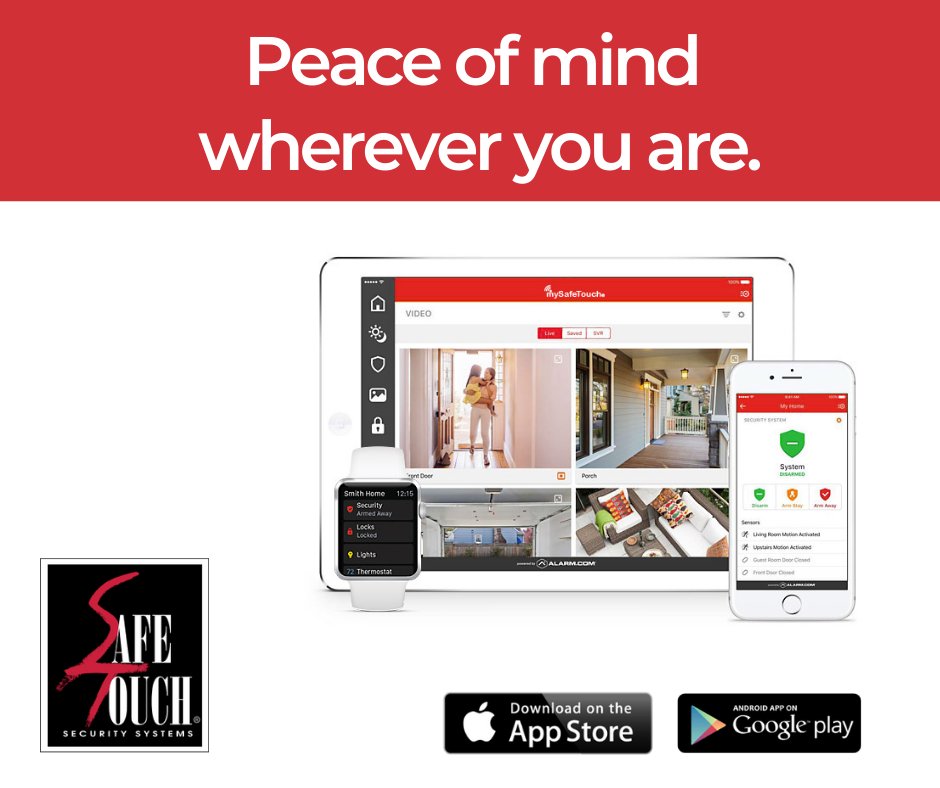 Safe_Touch's tweet image. Use the mySafeTouch app to make things easy at the end of the day or the start of a vacation. Turn off lights, lock doors, and more with our fully integrated systems. 

#SafeTouchSecurity #HomeSecurity #mySafeTouch