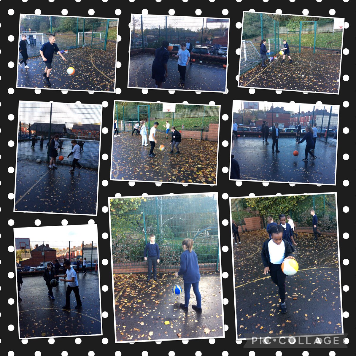 Vernon56KS2's tweet photo. Year 5 have been practising their dribbling skills in our first basketball lesson this afternoon! #VPPPE https://t.co/gZLfLhbMUL