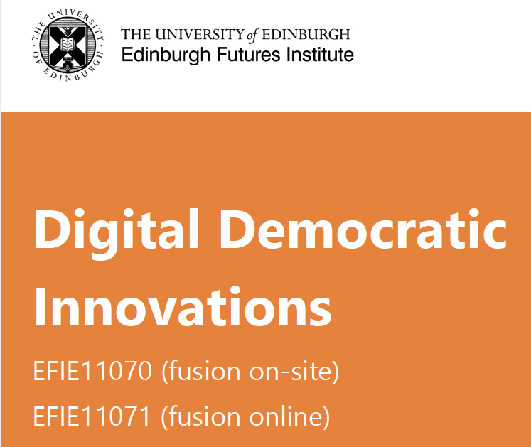 🙌🏽Huge thanks on behalf of my students to @iacocoba & @kelly_mcb for delivering insightful Guest Practitioner sessions for Digital Democratic Innovations at @UoE_EFI #demopart #demoinno 
That's the end of the first iteration of this new course - it's been exhausting but fun! 🥳