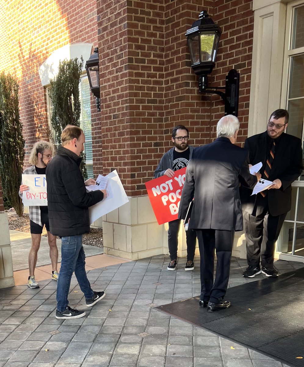 We did get others into the hands of trustees and decision makers in the room!