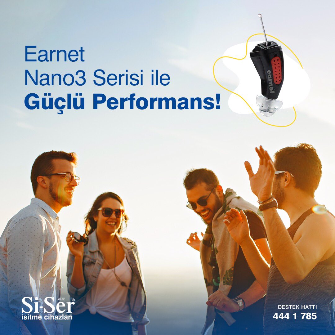 siserisitme's tweet photo. #Earnet #Nano3 Serisi ile Güçlü Performans!
Nano3, zor akustik koşullarda ve gürültülü ortamlarda daha rahat duyma ve anlama olanağını sunar. Kullanıcının günlük yaşamda daha az iletişim sorunu yaşaması ve işitme kaybının etkisinin minimuma inmesi amaçlanarak tasarlanmıştır. https://t.co/ClU8YQcCE9