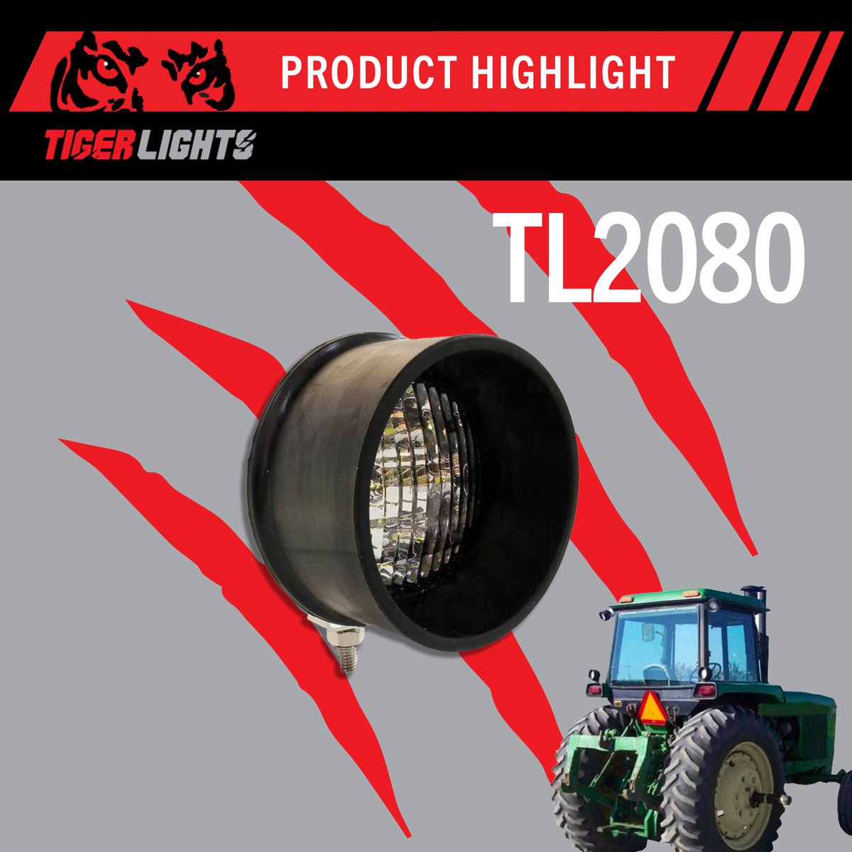 Something wicked bright this way comes. Our plug-in-play, bottom-mount
LED work light has a trapezoidal pattern ideal for longer visibility.
tigerlights.com/products/led-r…
#TigerLights #DevourTheNight #Tractor #Farming #Lights