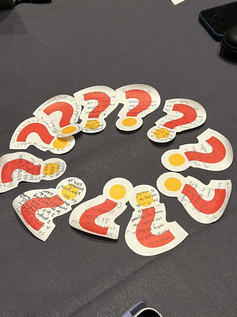 artscienceunca's tweet photo. #amle22 weird and wonder meets productive struggle!!! Raise your questions!!! https://t.co/WEzBbd9WLi