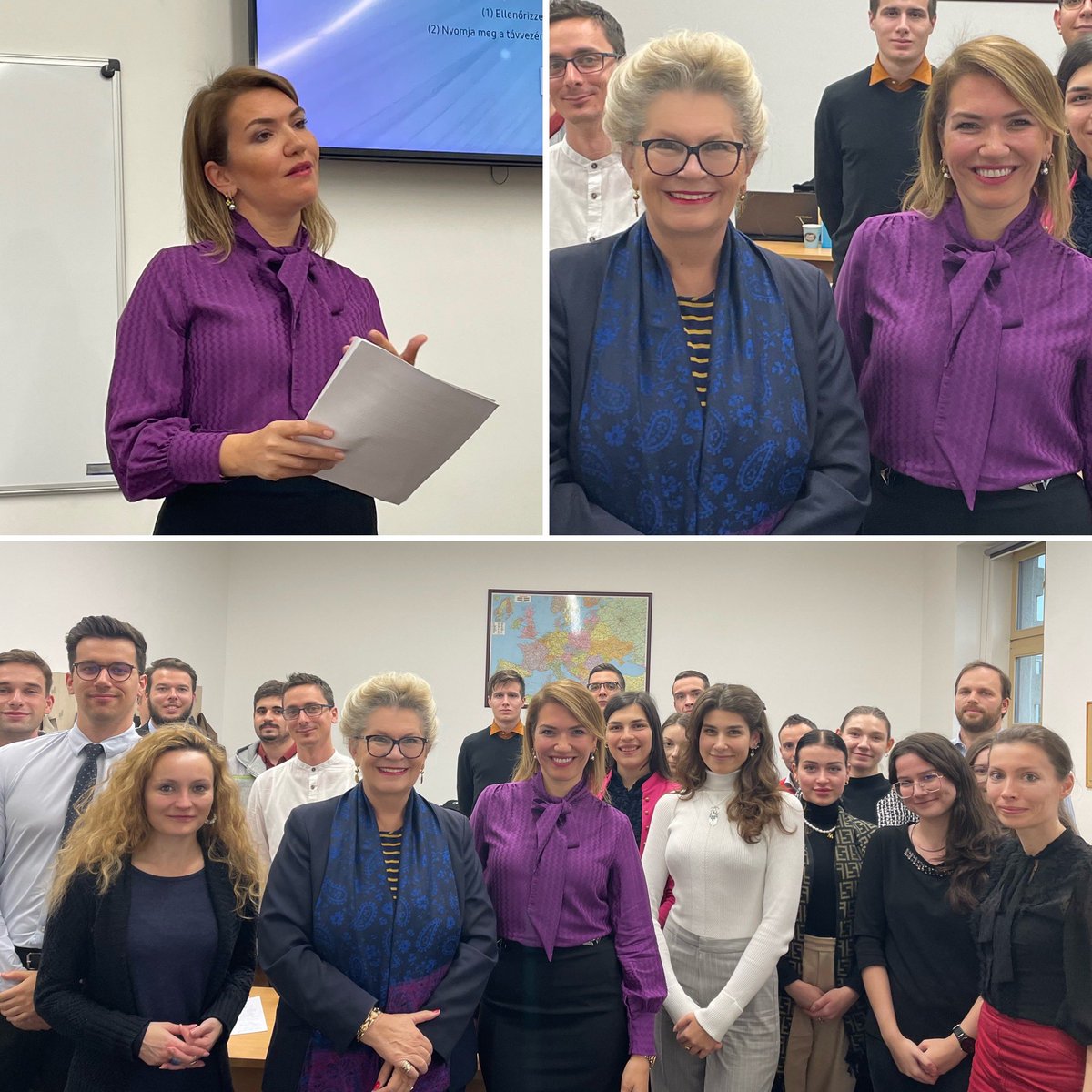 I was delighted and honoured to have Amb.of Türkiye  @GulsenKaranis today as my special guest to talk about her experiences in soft power diplomacy and the role of women diplomats  in Turkish foreign policy at the Diplomatic Academy. @diplakademia #women4diplomacy #teachingday