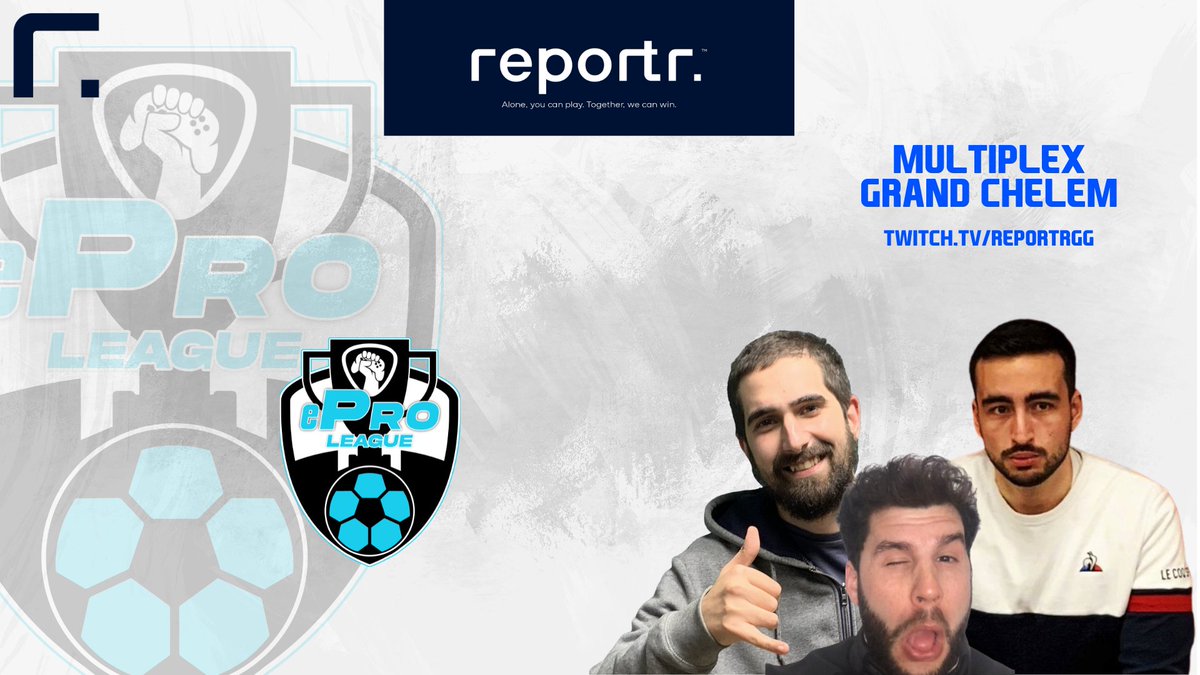 La Bordure (@laborduretv) on Twitter photo ⏰ Retrouvez nous ce soir pour le Multiplex <a href="/eProLeagueCP/">EPro League CP</a> en compagnie de <a href="/RodPardelle/">Rodolphe de Oliveira</a> et <a href="/Reborn_Wayne/">Wayne</a> au commentary, accompagnés de <a href="/FtGattuso/">RS GattusO</a> au Multiplex !
⚽️Grand Chelem ⚽️ ⏰ Retrouvez nous ce soir pour le Multiplex <a href="/eProLeagueCP/">EPro League CP</a> en compagnie de <a href="/RodPardelle/">Rodolphe de Oliveira</a> et <a href="/Reborn_Wayne/">Wayne</a> au commentary, accompagnés de <a href="/FtGattuso/">RS GattusO</a> au Multiplex !
⚽️Grand Chelem ⚽️