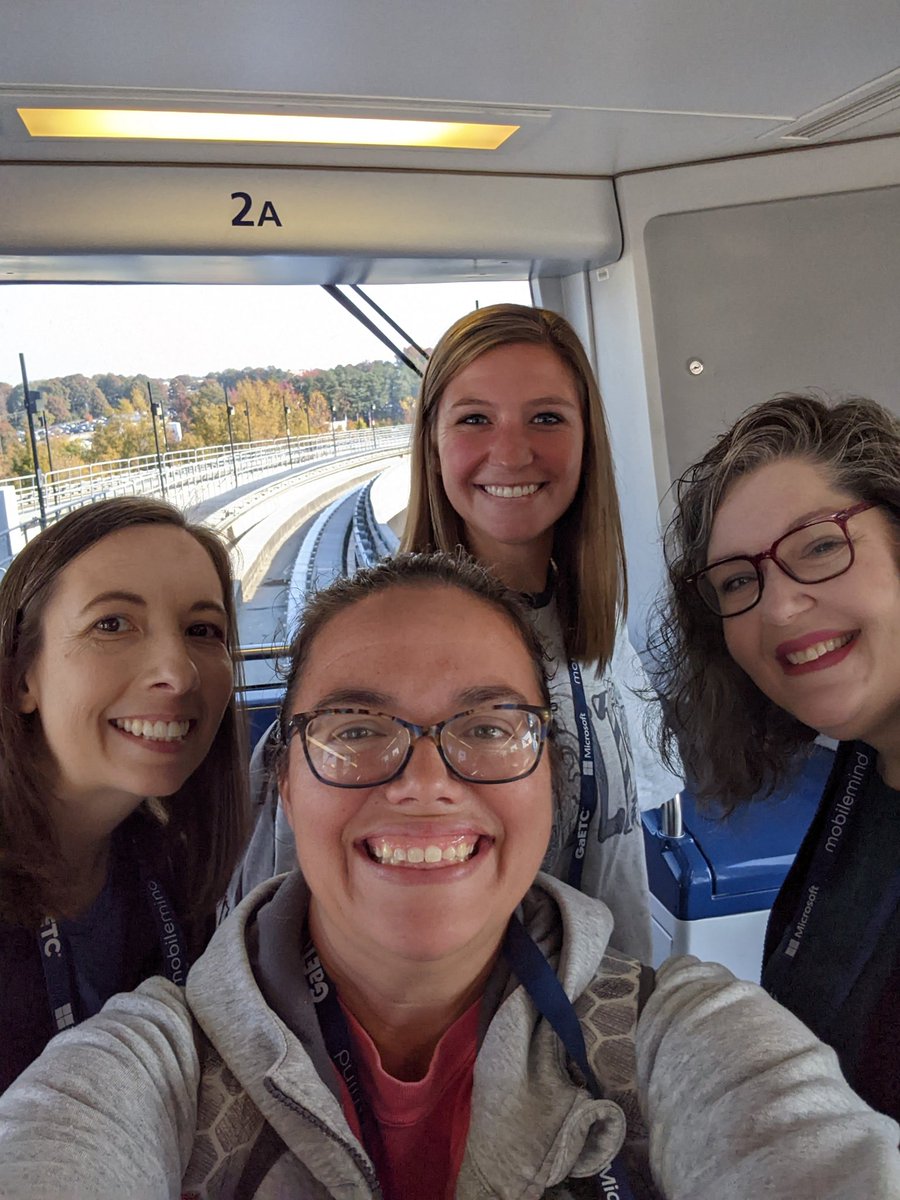 librarypendley's tweet photo. @tonyvincent the sky train is a fun little break 😀 we are all having a blast at @gaetc @gabowdoinEDU #GaETC2022 https://t.co/GeKFyndNv5