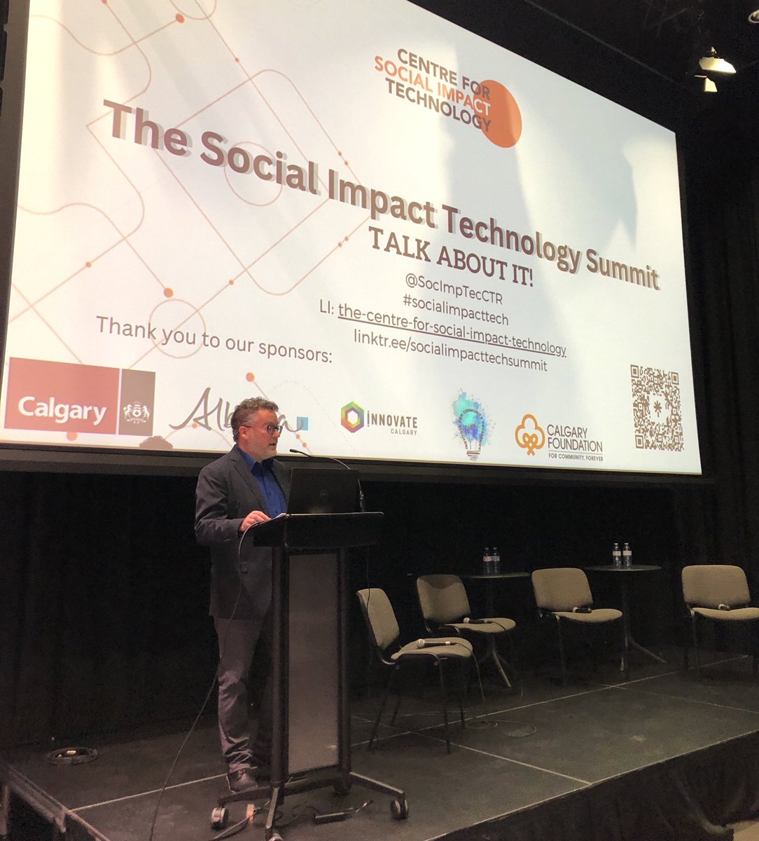SocImpTecCTR's tweet photo. Day 1 is underway with opening remarks by @CPMRU Director James Stauch! Thank you to everyone who helped make this Summit possible
#SocialImpactTech https://t.co/nxb6VJwykv