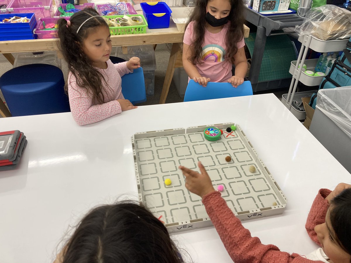 EdenMosoff's tweet photo. @MsHillardsClass ended their #Robotics bootcamp today with @VEXRobotics #vex123 robots! We bowled and cleaned our rooms to practice coding our robots. @BarbaraRose220 #stem220 #webelong220 https://t.co/vccttzffwh