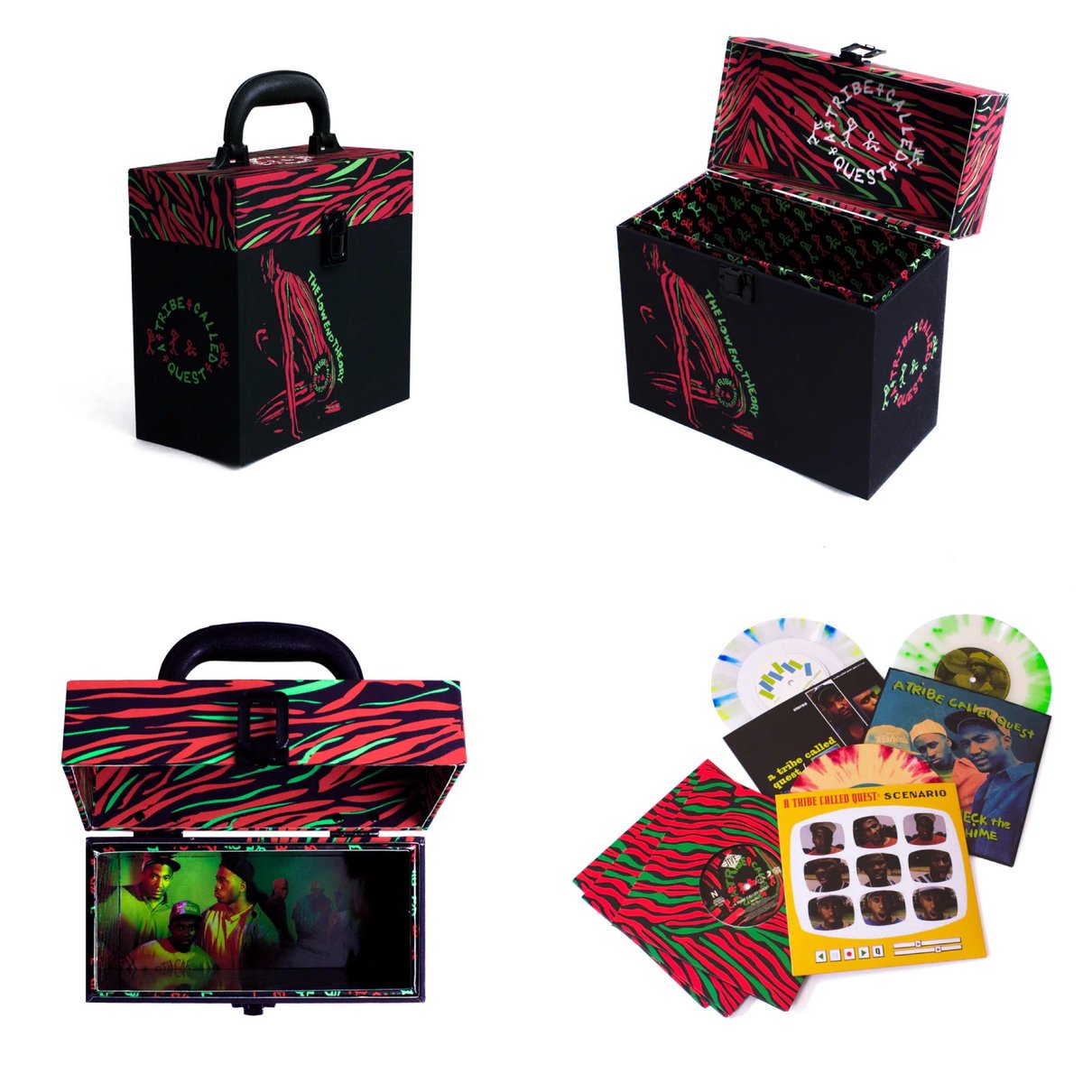 The wait is over <a href="/ATCQ/">ATCQ</a> The Low End Theory 7-inch Collection Box Set drops tomorrow 11/4 #45Friday at 11 AM EST‼️

Get yours at ⤵️

getondown.com 

#atribecalledquest #lowendtheory #hiphop #vinyl