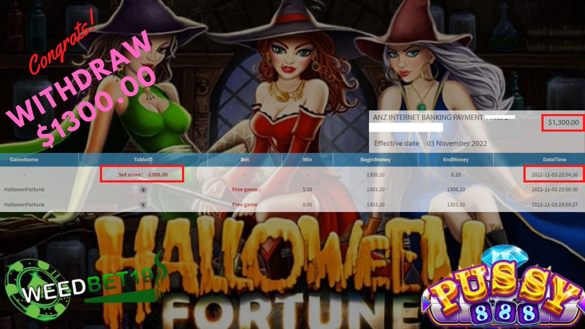 weedbet19's tweet photo. 🎉Congratulation To Weedbet19 Member Get Withdraw🎉
💨 Platform : Pussy888
💨 Game : Halloween Fortune
💨 Deposit : $45
💨 Withdraw : $1300
Join us now and become the next winner💓
WhatsApp CS1 : https://t.co/bORMXkxb0s https://t.co/10LcSQDRKL