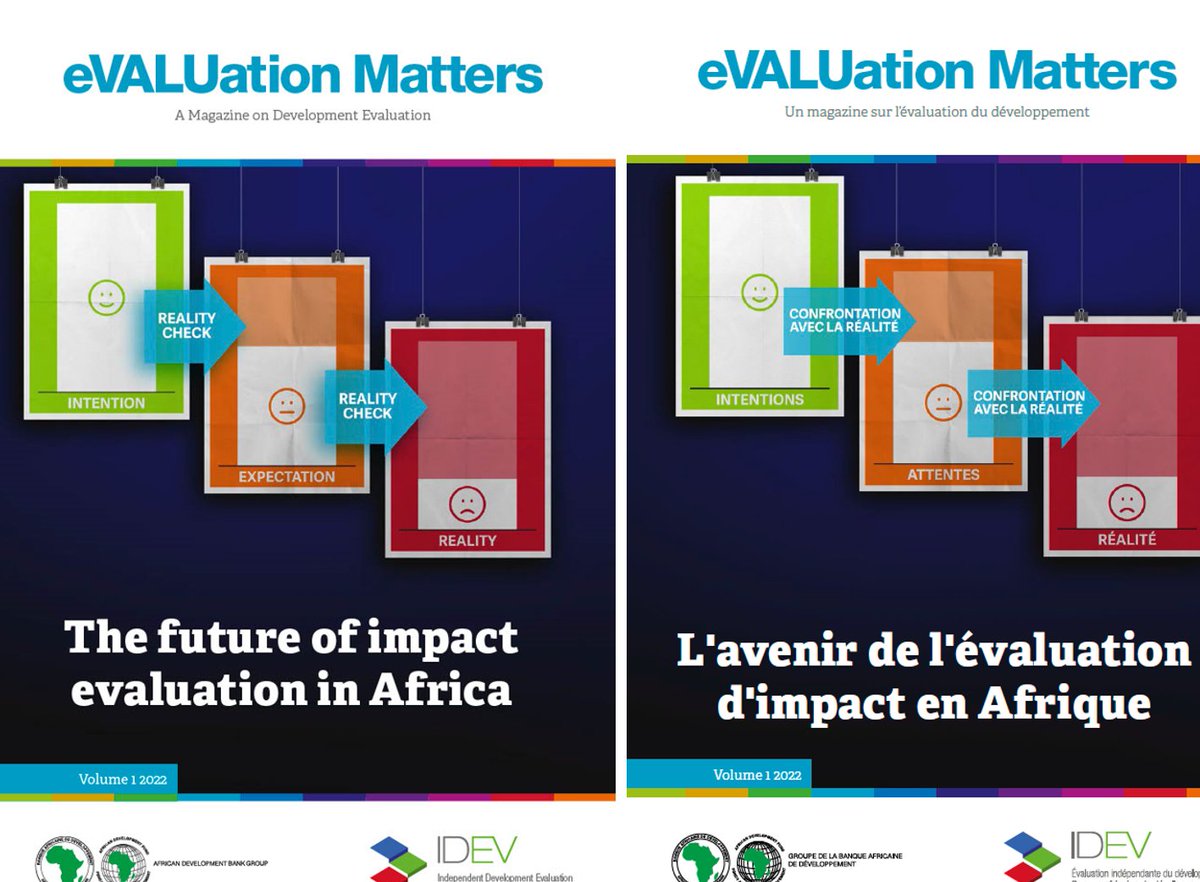 3ieNews's tweet photo. Wondering about the future of #impactevaluations in #Africa?
Read more in @evaluationafdb @AfDB_Group's #EvaluationMatters magazine featuring insights from our ##WACIE and PeaceFIELD teams
💠English version https://t.co/k6ChPMRmOn
💠Version française: https://t.co/jnZ1QovgxA https://t.co/DU0VV70MKs