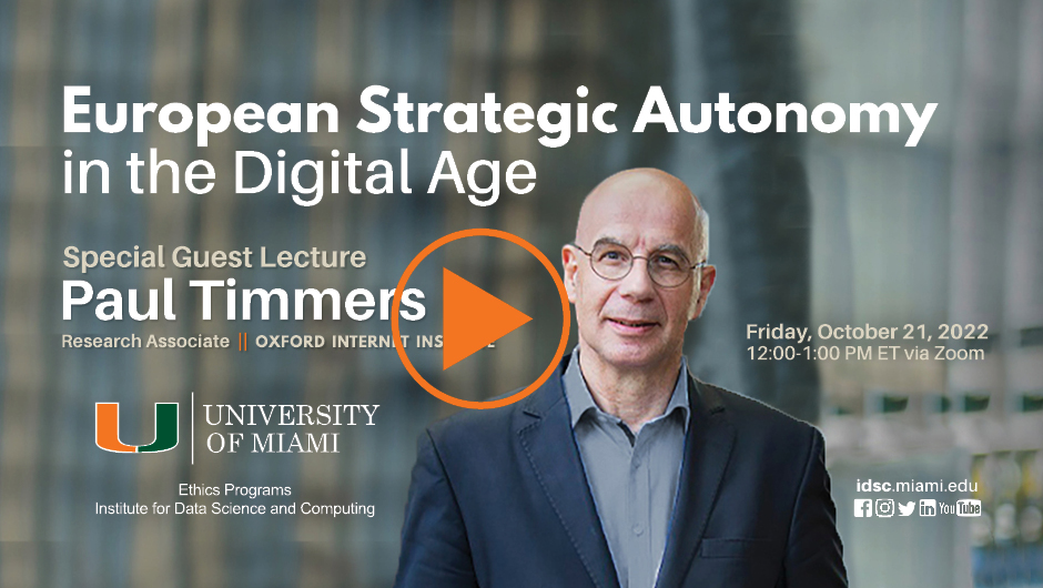 UMIDSC's tweet photo. CATCH THE REPLAY! Did you miss our Special Guest Lecture by @oiioxford's Dr. Paul Timmers?
Watch it now on YouTube:
#paultimmers #euchipsact #strategicautonomy #sovereignty #supplychain #globalinterdependencies #digitaldependency #seminconductors #eu
https://t.co/nYZVS1GMUq https://t.co/JcxtYzCVp9
