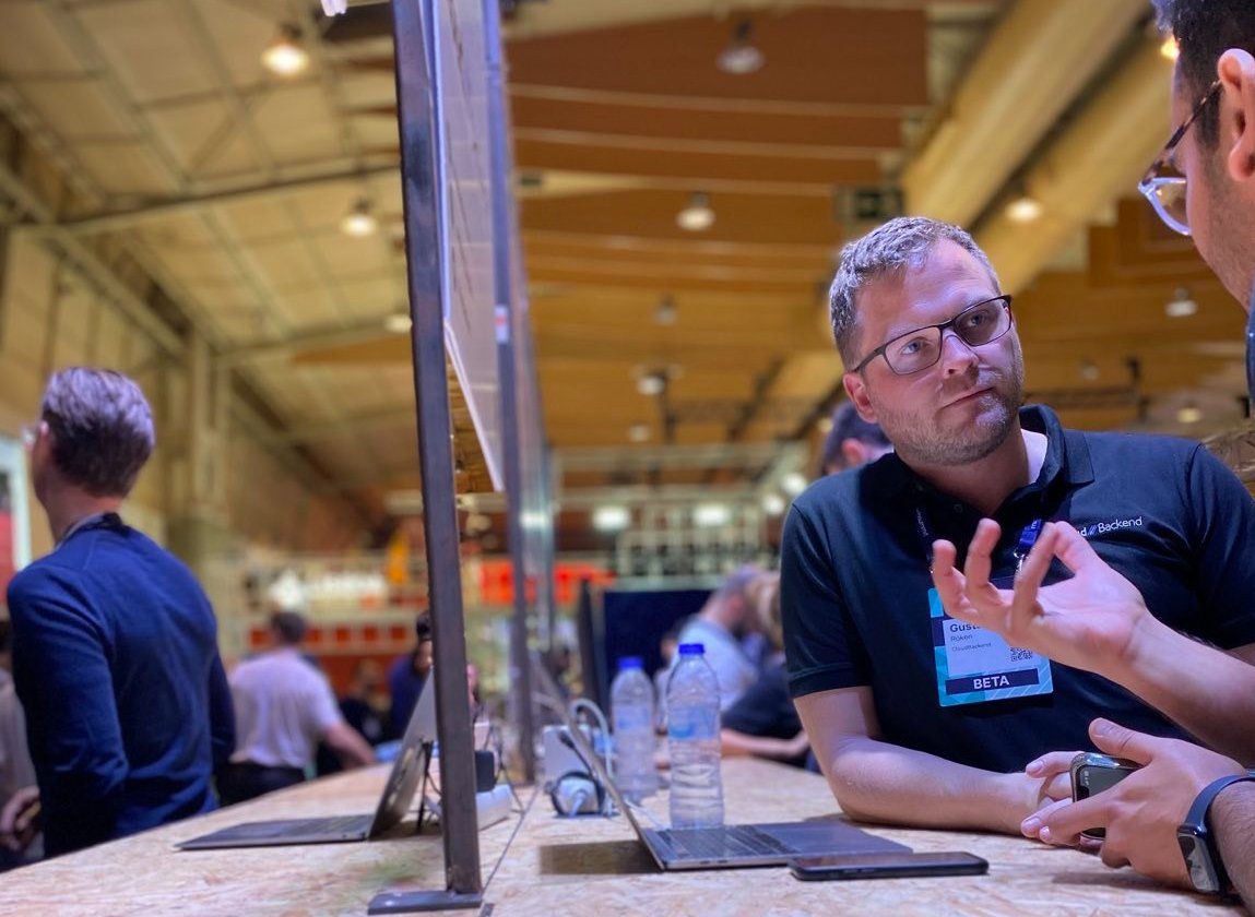 CloudBackend's tweet image. CloudBackend&apos;s team doing great work at @WebSummit showing its next gen cloud database, visit Stand B617 at Pavilion Four #DeepTech #LowCode #Decentralized