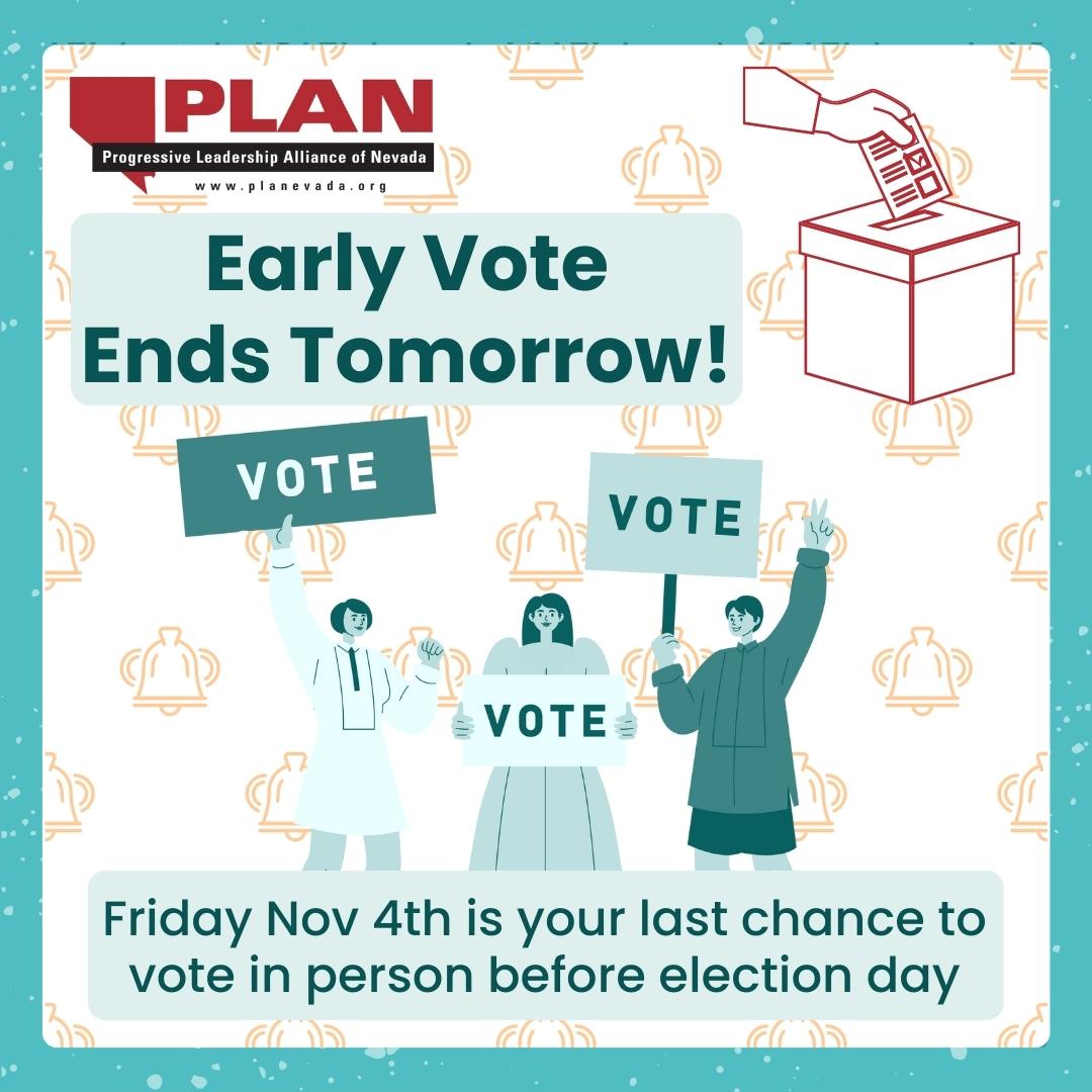 PLANevada's tweet photo. Did you know that once your vote is counted, you’ll be dropped from election-related robocall lists? 👀 🤔 

Another reason to get it done early! 💪🏽 🙌🏽 🙌🏽 

#vote #election #midterms #affordablehousing #roevwade #climatecrisis https://t.co/TbbD8VuDoB