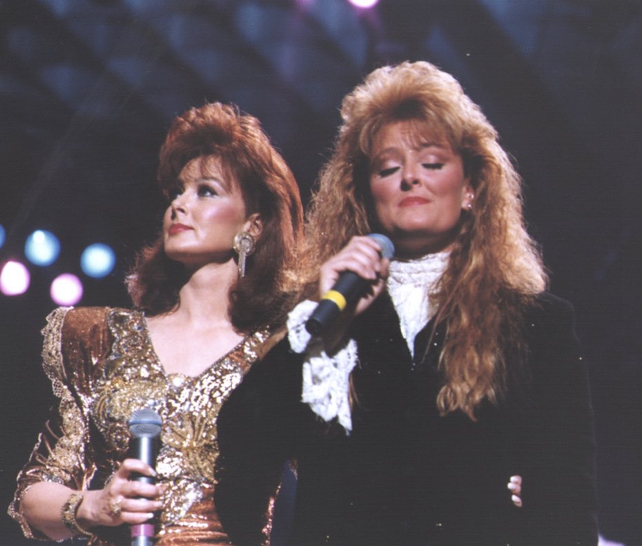 Wynonna's tweet photo. Reminiscing…Dec. 4th, 1991. 🤍 See you tonight, Murfreesboro. Let’s make some more Herstory. 🎶 @CMT https://t.co/QZkYMHUbx9