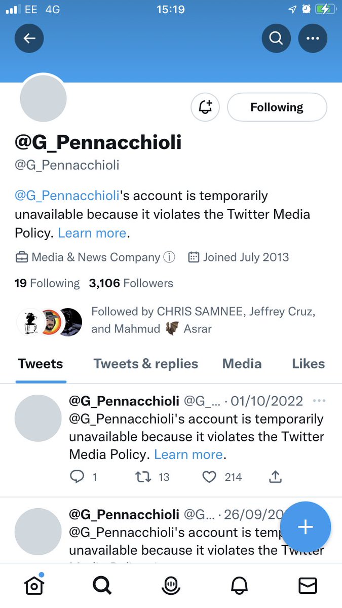 That’s funny…I thought the new Twatter wasn’t blocking anything, &amp; yet here we are….it’s not ok for cartoon nudity it seems??😱 <a href="/G_Pennacchioli/">Gabriele Pennacchioli</a> stay strong dude