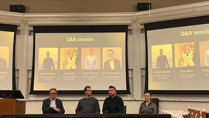 FutureSystemHub's tweet photo. 💬 „Future of food is on a great trajectory, and we are yet to expect the best! “

📍Highlighted the @FoodscaleHub founder and president @DarkoMandich after speaking at #FoodHack Stanford, representing @MeliBioInc at @StanfordGSB!👏

#futureoffood #melibio #foodhack #stanfordgsb https://t.co/jAexknFxyg