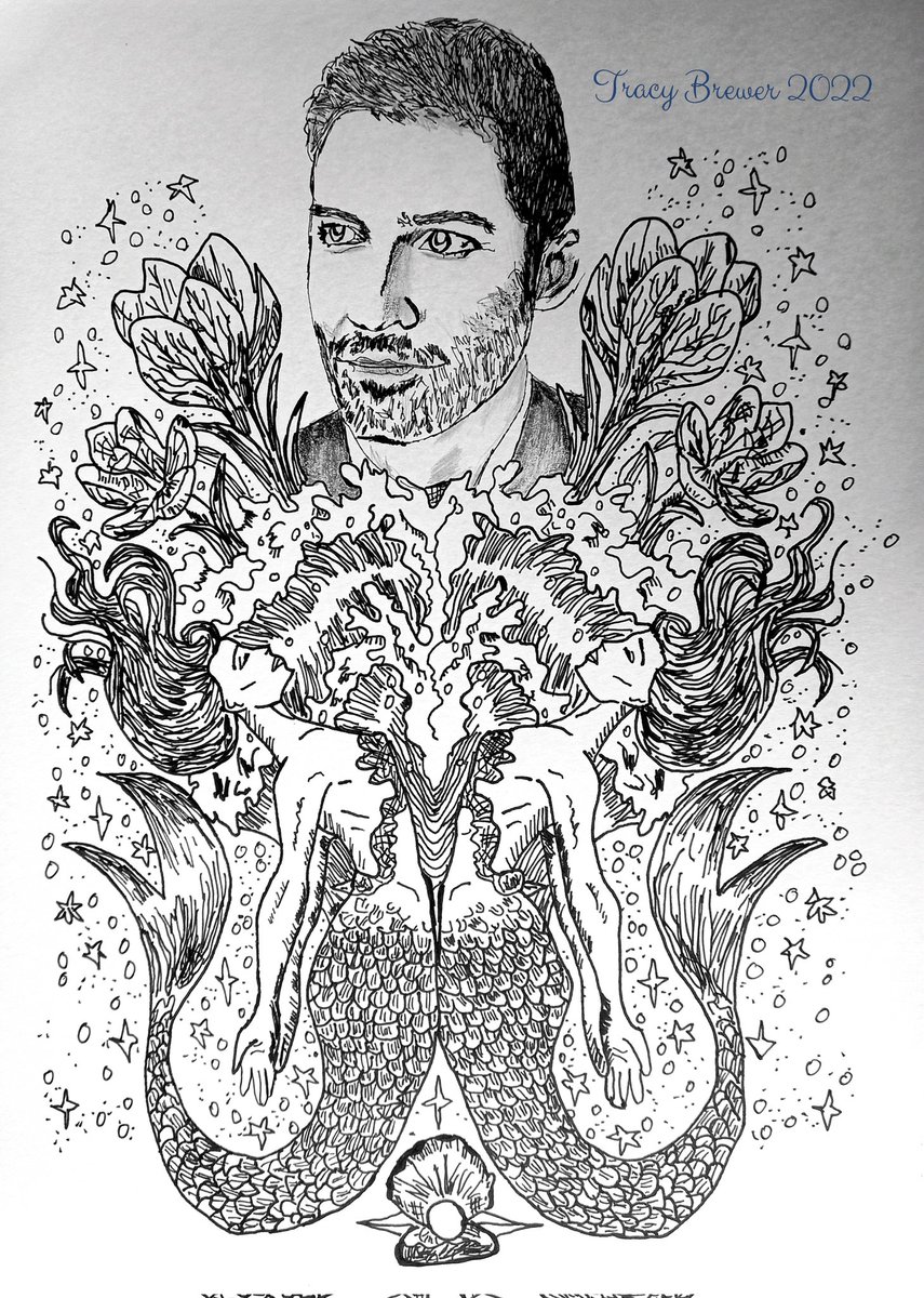 Just did this very random doodle, I didn't think about how it would turn out...just sketched it. #drawing #fanart #portrait #doodleart #TomEllis #Sketching