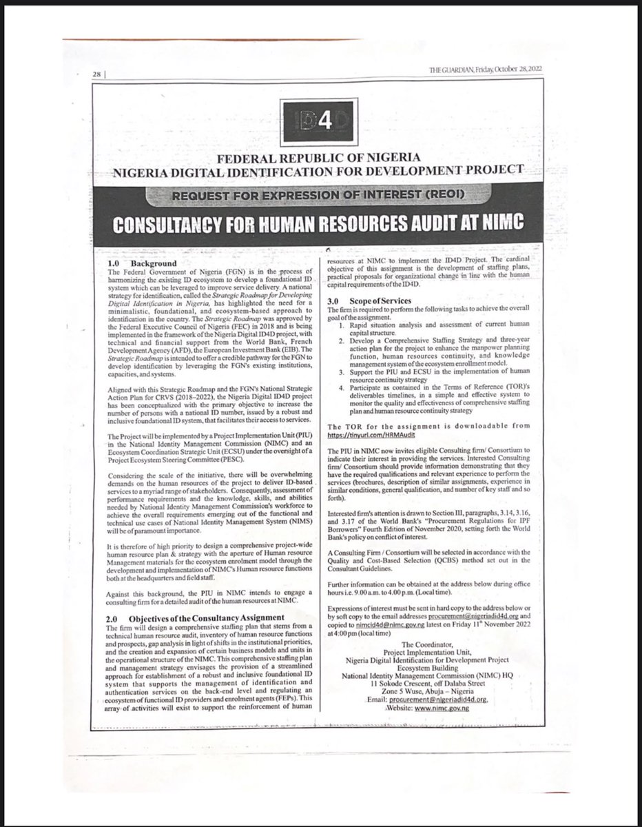 NIMC tweet media