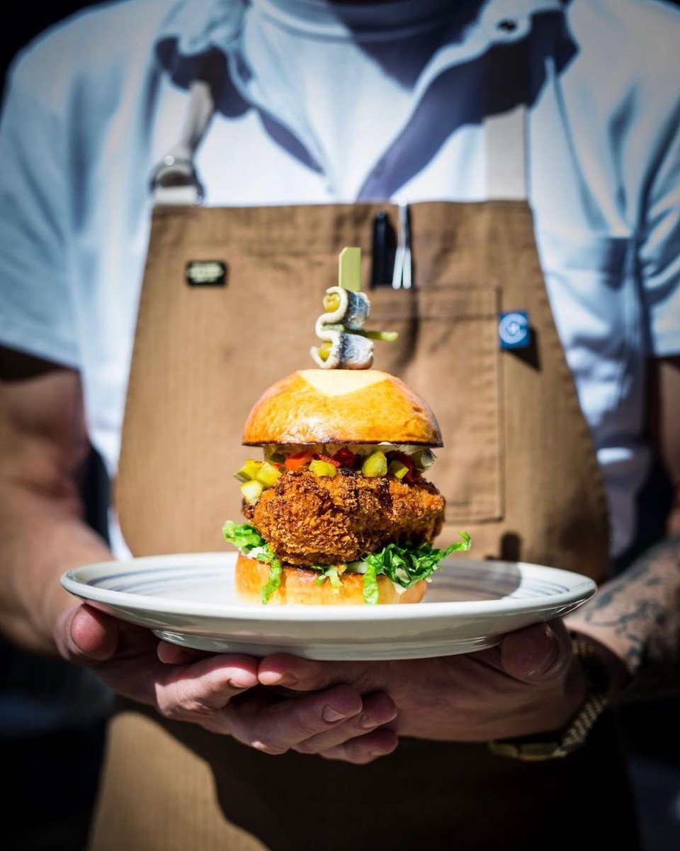 Now THAT is a sandwich. 🔥 #NationalSandwichDay
📸 @abutchersson

Want your own custom apron, tailored and designed to your needs and style? Head to our site to start creating yours today! caysondesigns.com