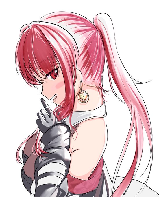 #宝鐘マリン3周年記念歌謡祭 
#マリンのお宝 
「イヤリング似合ってますか～?」 