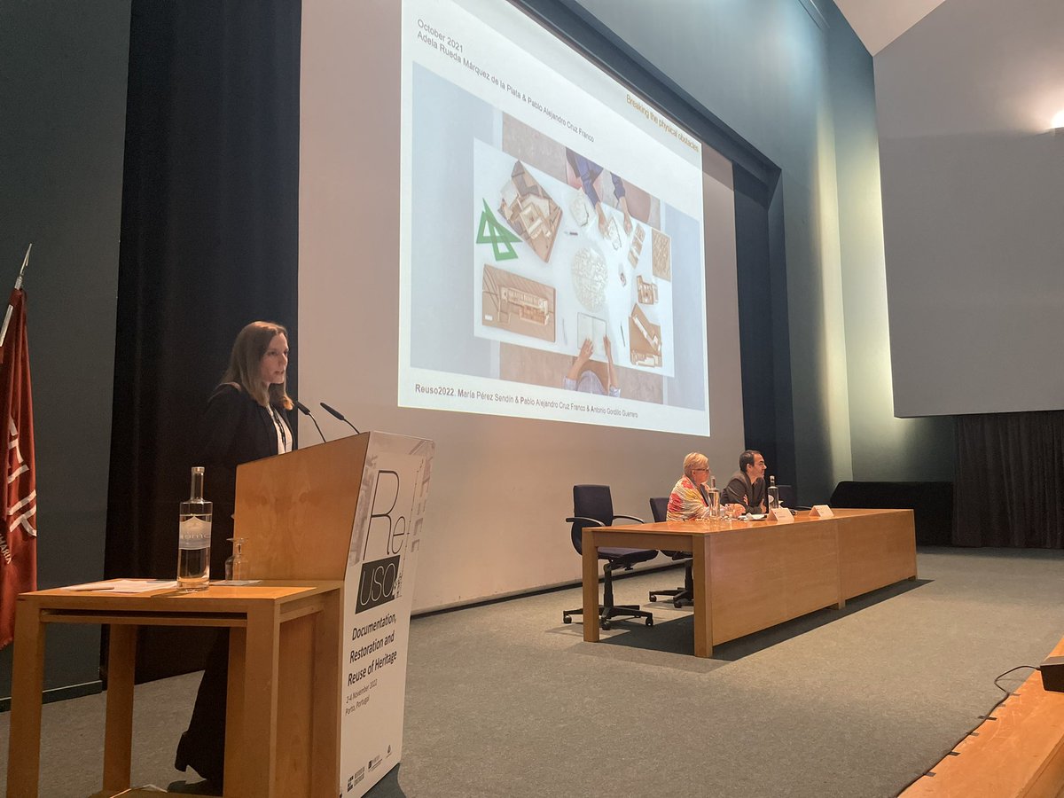 Tad3Lab's tweet image. Y hoy terminamos con la segunda ponencia de nuestra compañera María Pérez Sendín 👏👏👏👏👏 egresada de @EPCC_Unex presentando un trabajo desarrollado Gracias @smartopenlab y @jtorreci #reuso oporto 2022