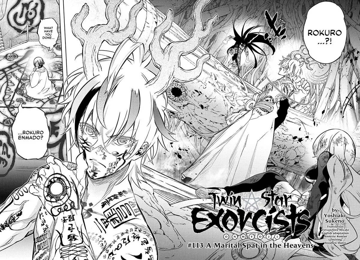 Shonen Jump on X: Twin Star Exorcists, Ch. 113: Rokuro risks it