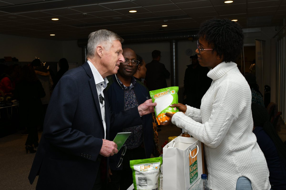 RwandainSweden's tweet photo. Day 1 of the "Made in Rwanda" exhibition in Stockholm has successfully kicked off with Rwandan exporters meeting potential buyers from the Nordics.
Join us tomorrow for the 2nd-day @sweboardoftrade. https://t.co/aQJHW7avJm