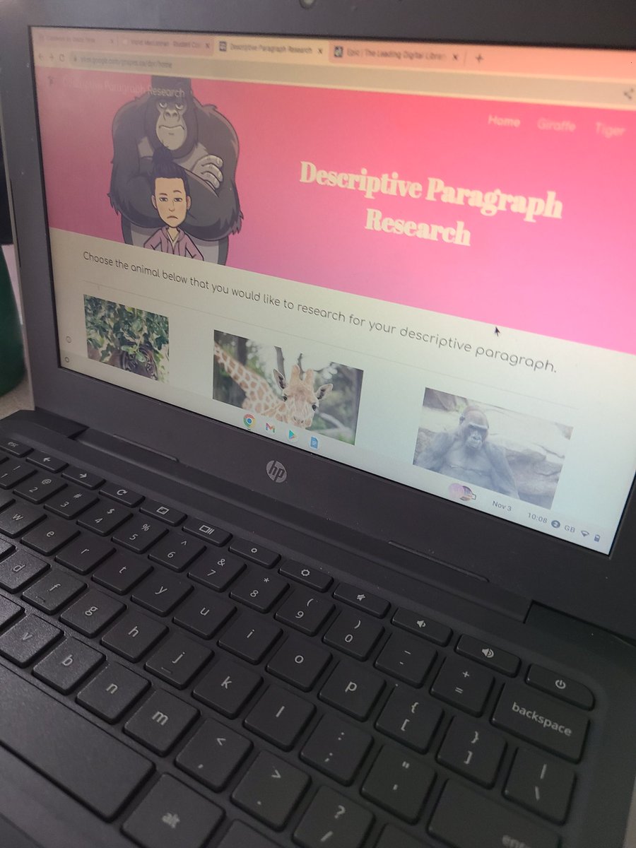 Gr3s are dipping their toes into research. I curated videos, books on Get Epic, and info in kid friendly language on a Google site. I found this so much less chaotic to introduce researching a topic! The Ss did a great job according to all the interesting facts they told me!