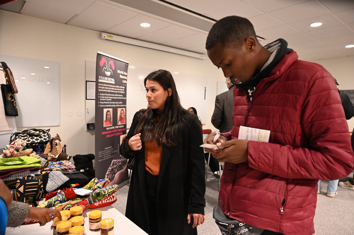 RwandainSweden's tweet photo. Day 1 of the "Made in Rwanda" exhibition in Stockholm has successfully kicked off with Rwandan exporters meeting potential buyers from the Nordics.
Join us tomorrow for the 2nd-day @sweboardoftrade. https://t.co/aQJHW7avJm