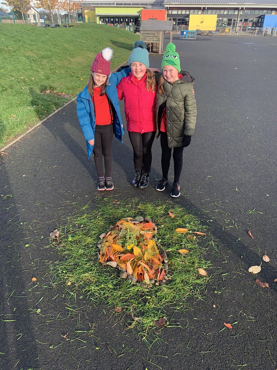 Check out these masterpieces; inspired by the work of Andy Goldsworthy 🍃🍂🌿🪨🪵#OutdoorClassroomDay