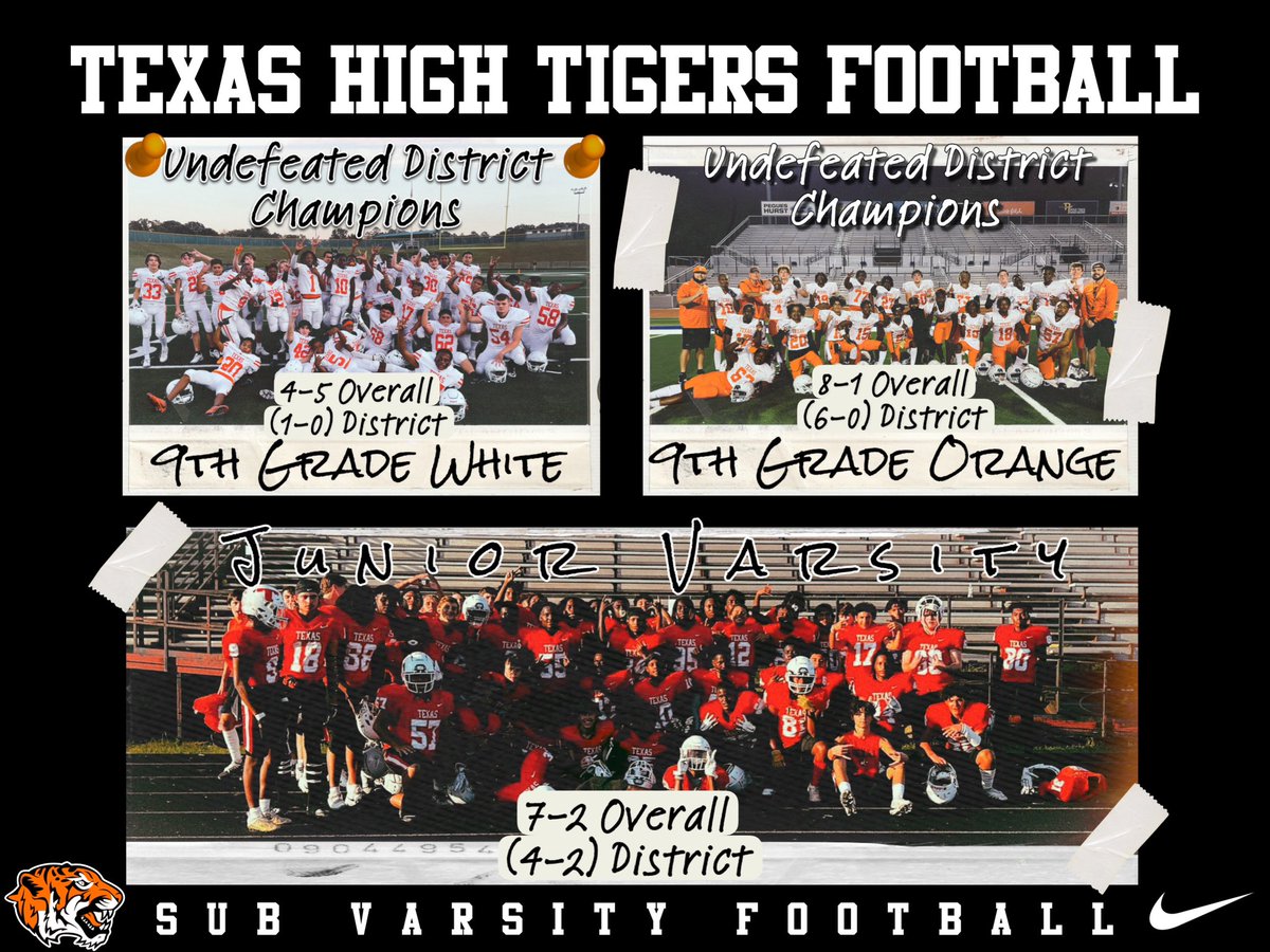 Our Sub-Varsity Teams wrapped up their season last night. 

The Future is Bright in Tiger Land #PTK