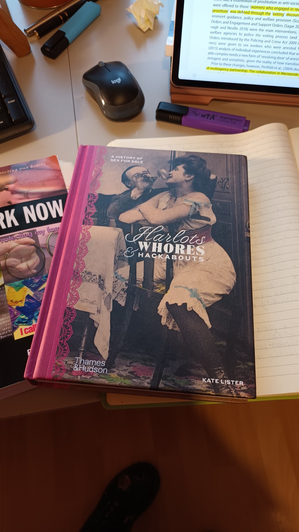@k8_lister yes, it's arrived, the latest addition to my ever growing book collection (about #sexwork)! What a beautiful looking book with pictures ! #knowyourhistory #streetsexwork #southendonsea #madissertation https://t.co/7CX1MywrOR
