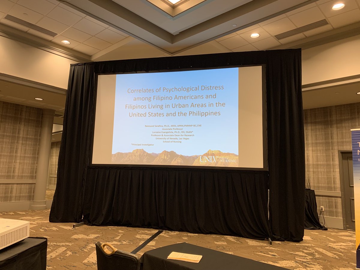 drpsagar's tweet photo. #DrReimundSerafica  ⁦@reiserafica⁩ presenting his and colleagues’ study on Perceived Stress and its Correlates among #Filipinos in the US&amp; Their Filipino Counterparts in the Philippines https://t.co/LdU64cXIMV