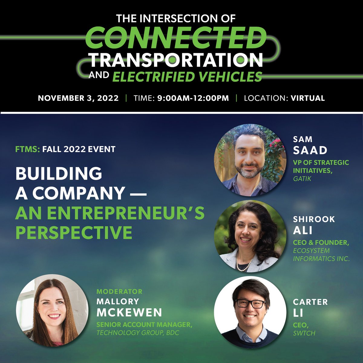 CITM_Canada's tweet photo. What does it take to launch a successful #startup? #FTMS2022 attendees are gaining invaluable insight as @bdc_ca moderates an engaging discussion featuring @Gatik_AI, @EcosInf &amp; @swtchenergy as they share their experiences as #entrepreneurs.

@iF_hamont https://t.co/kgaB5ZyNnf