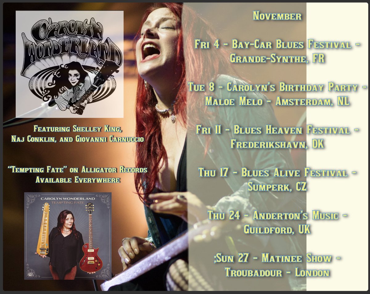 See y’all tomorrow at @BayCarBluesFest !!!