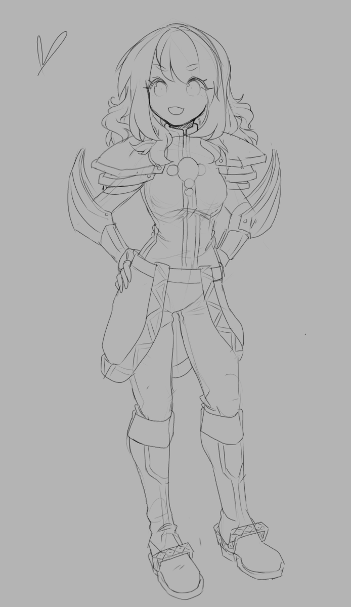 mbeams3's tweet photo. my yearly chiyo in shadows armor doodle https://t.co/W22m0ZSVzR