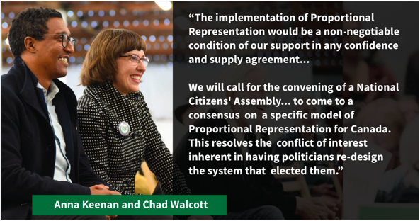 FairVoteCanada's tweet photo. Everyone who supports #ProportionalRepresentation is welcome to join us Nov 6 at 1pm EST as we host all the Green Party Canada leadership candidates for a discussion of #ElectoralReform &amp; democracy! 
REGISTER HERE: 
https://t.co/5BwwriVPUQ https://t.co/gys8RXAmkc