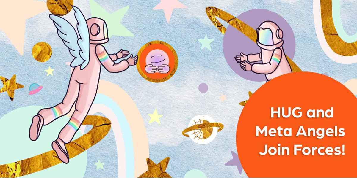 The HUGfam just got a little bigger (and grew wings!) Beyond excited to announce our acquisition of <a href="/meta_angels/">Meta Angels | now part of @thehugxyz</a> and work together to build for creators/curators. True full circle moment - I got into Web3 w/ <a href="/acav/">Alex Cavoulacos</a> <a href="/AllysonDowney/">Allyson Downey</a> &amp; met <a href="/debsoon/">Debbie 🔜</a> in their discord! More @thehugxyz!