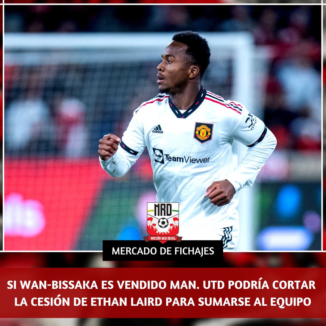 reddevilnacion's tweet photo. CHANCE PARA LAIRD ✅
Según MEN, si #ManUtd logra salir de #WanBissaka en Enero, una manera de evitar invertir en un lateral derecho sería darle una chance a #EthanLaird cortando su cesión en #QPR para rotar con #DiogoDalot hasta final de temporada ⚽️
#NacionRedDevil | #MUFC https://t.co/Werjnm2SyY