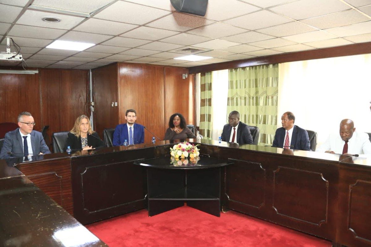 MPyusufhassan's tweet photo. The Foreign Affairs Committee hosted the visiting German Foreign State Minister for Africa, Katja Keul. Applauding the good relations btw Kenya &amp; Germany, I underpinned the need for continued support for African-led peace ops in Somalia &amp; DRC &amp; sharing the burden of refugees. https://t.co/HzJH2cZGAg